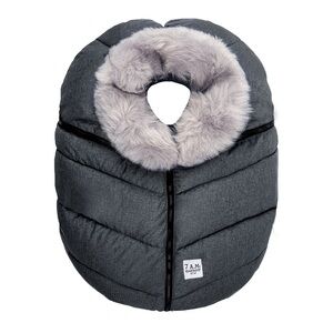 7 A.M. Enfant Cozy Grey Car Seat Cocoon